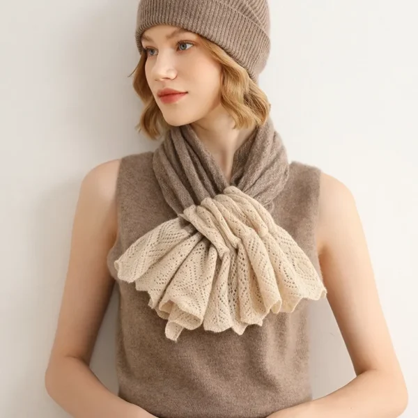 Women's Cashmere Openwork Warm Shawl & Scarf